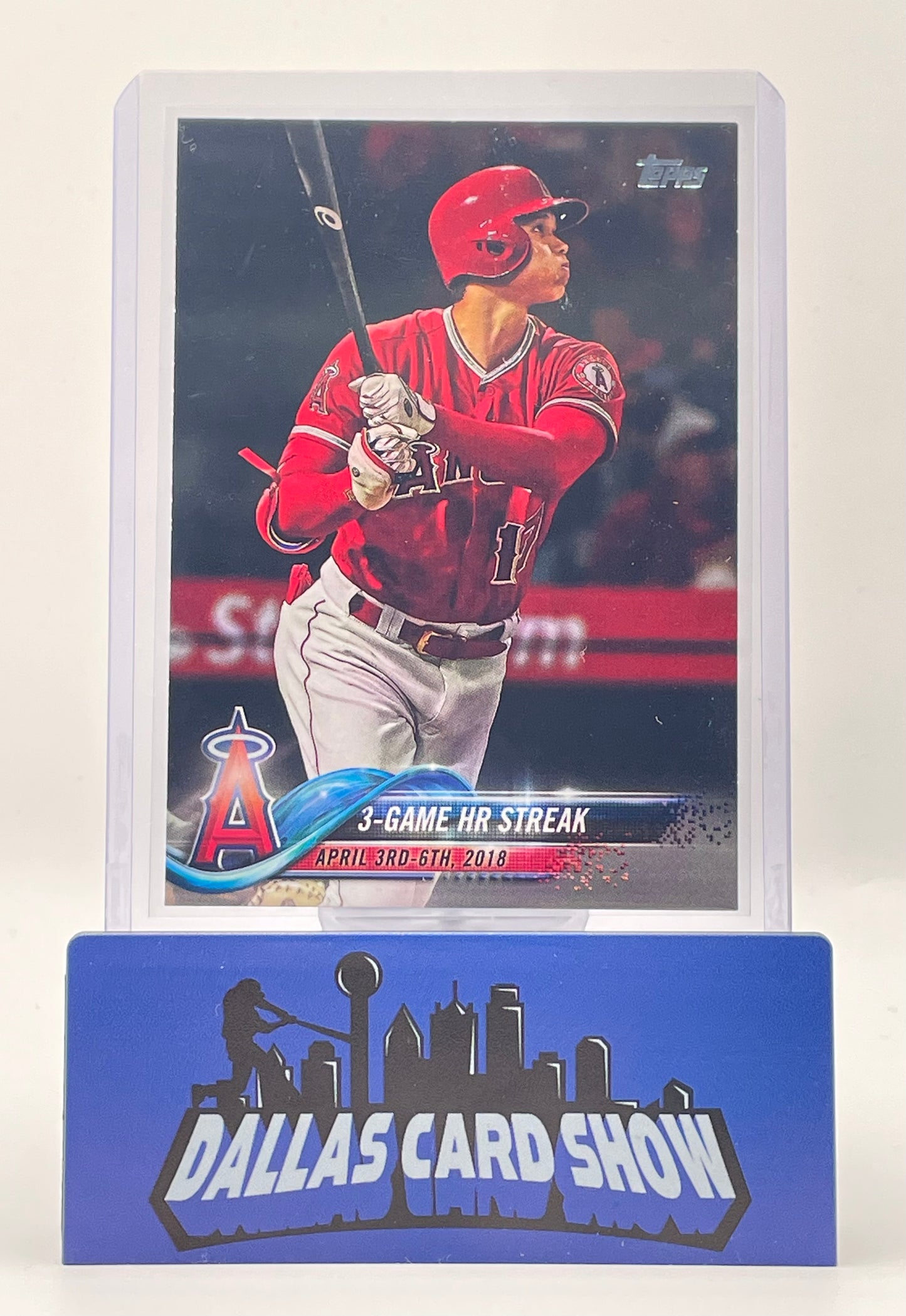 2018 Topps Update Series Shohei Ohtani #US189 Dodgers/Angels 3-Game HR Streak RC