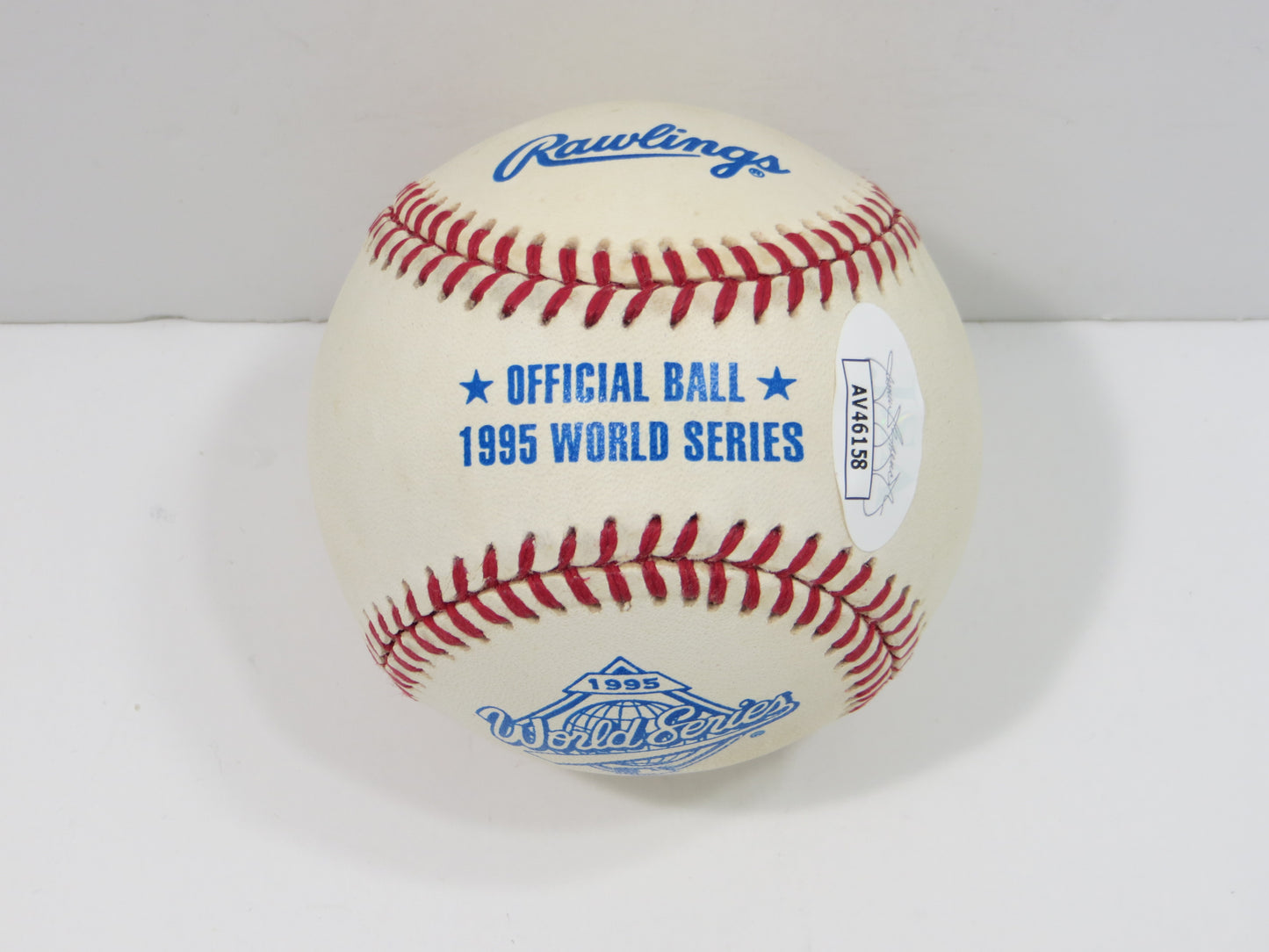 TOM GLAVINE SIGNED Rawlings 1995 World Series BASEBALL Atlanta Braves w/95 MVP JSA