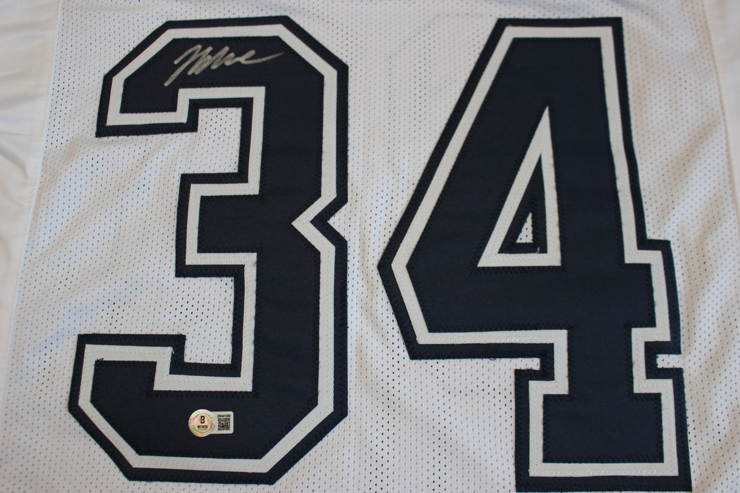 JAYDON BLUE DALLAS COWBOYS SIGNED ALT FOOTBALL JERSEY UT Longhorns BAS COA
