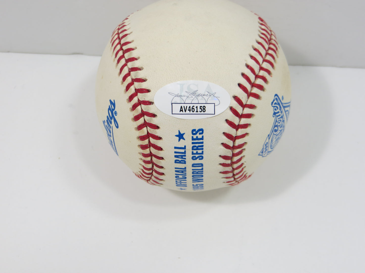 TOM GLAVINE SIGNED Rawlings 1995 World Series BASEBALL Atlanta Braves w/95 MVP JSA