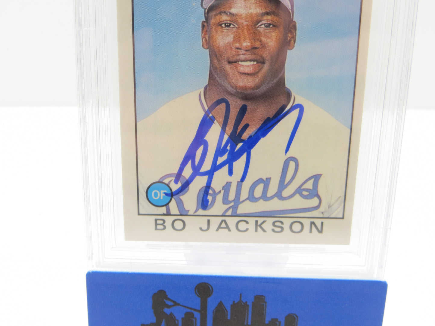 BO JACKSON SIGNED 1986 TOPPS TRADED #50T KC ROYALS BGS BAS SLAB AUTO 10