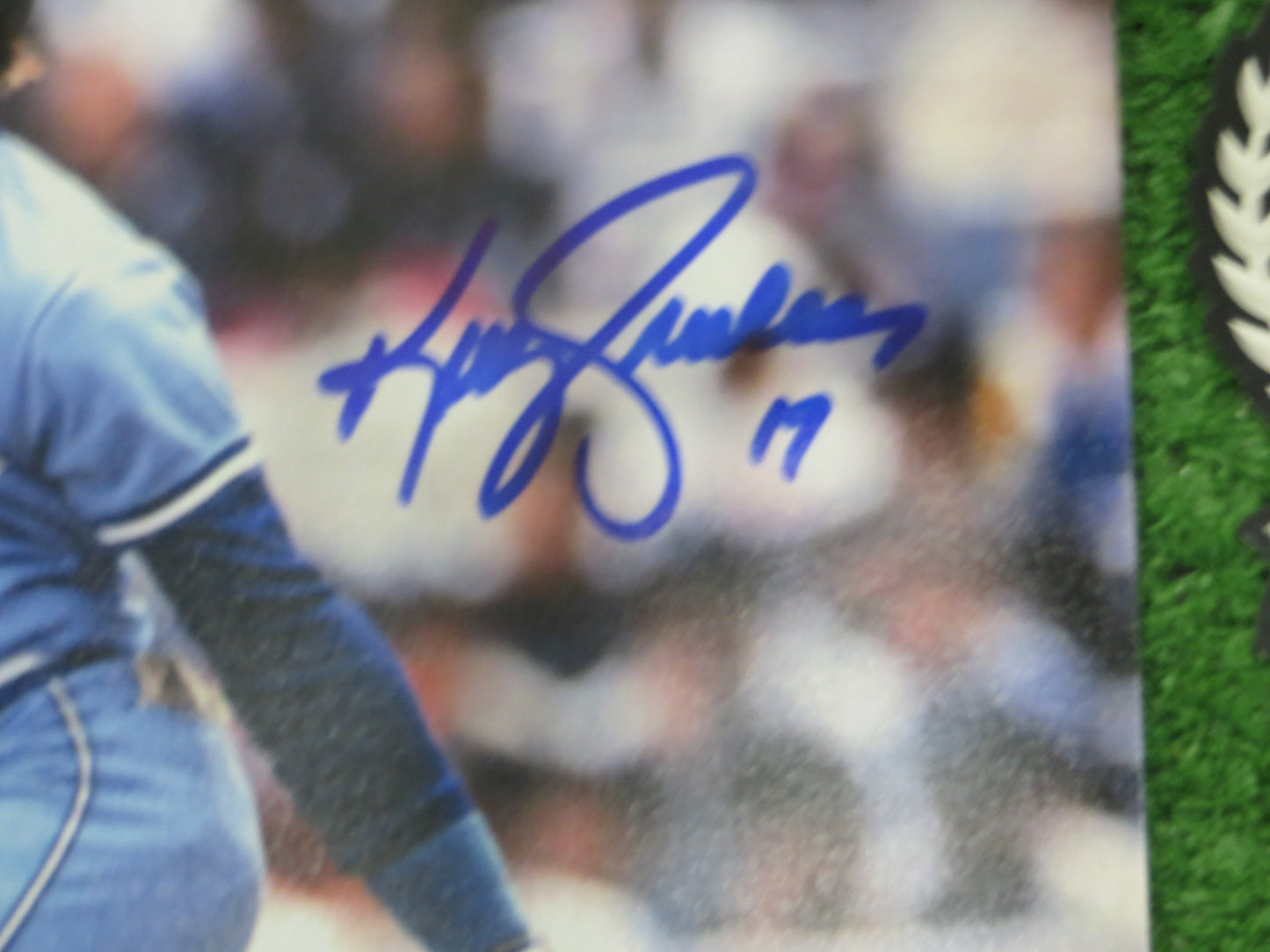 KELLY GRUBER Signed 8x10 Photo TORONTO BLUE JAYS BAS COA
