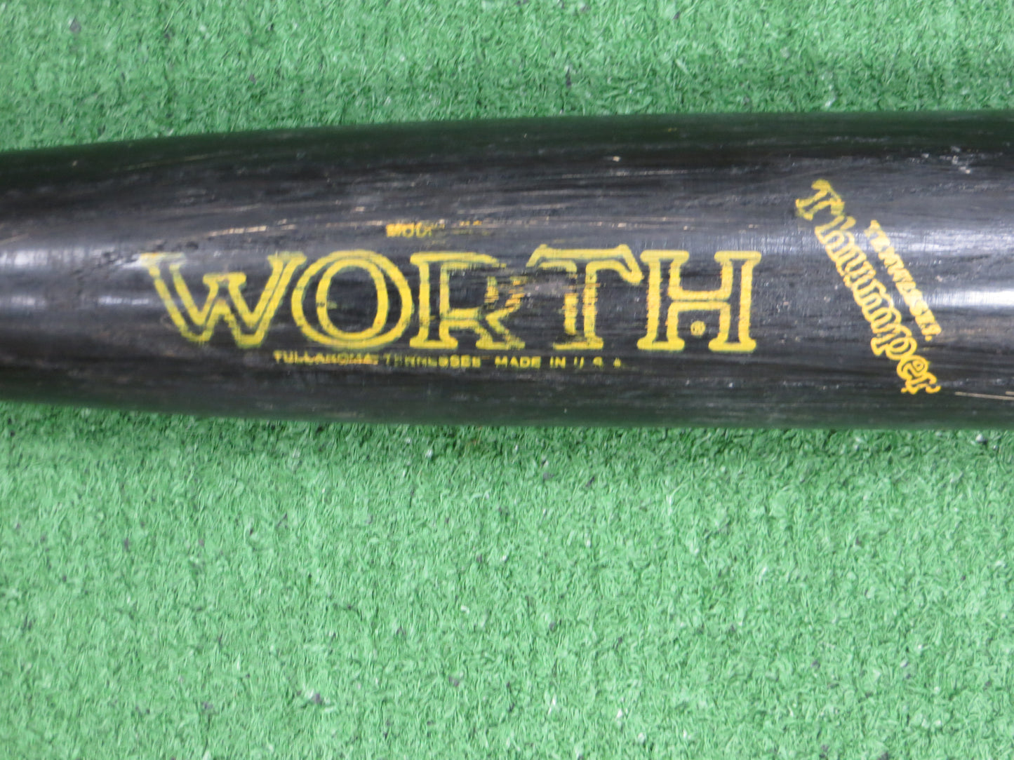 JOSE CRUZ SR. SIGNED GAME USED WORTH BAT w/ CHEO Houston Astros JSA COA