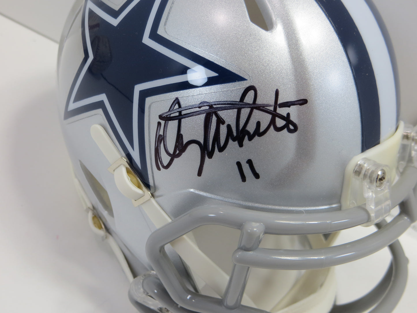 DANNY WHITE SIGNED DALLAS COWBOYS MINI HELMET ASU SUN DEVILS BAS