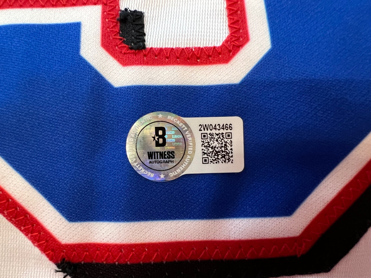 IAN KINSLER TEXAS RANGERS SIGNED WHITE JERSEY BAS COA