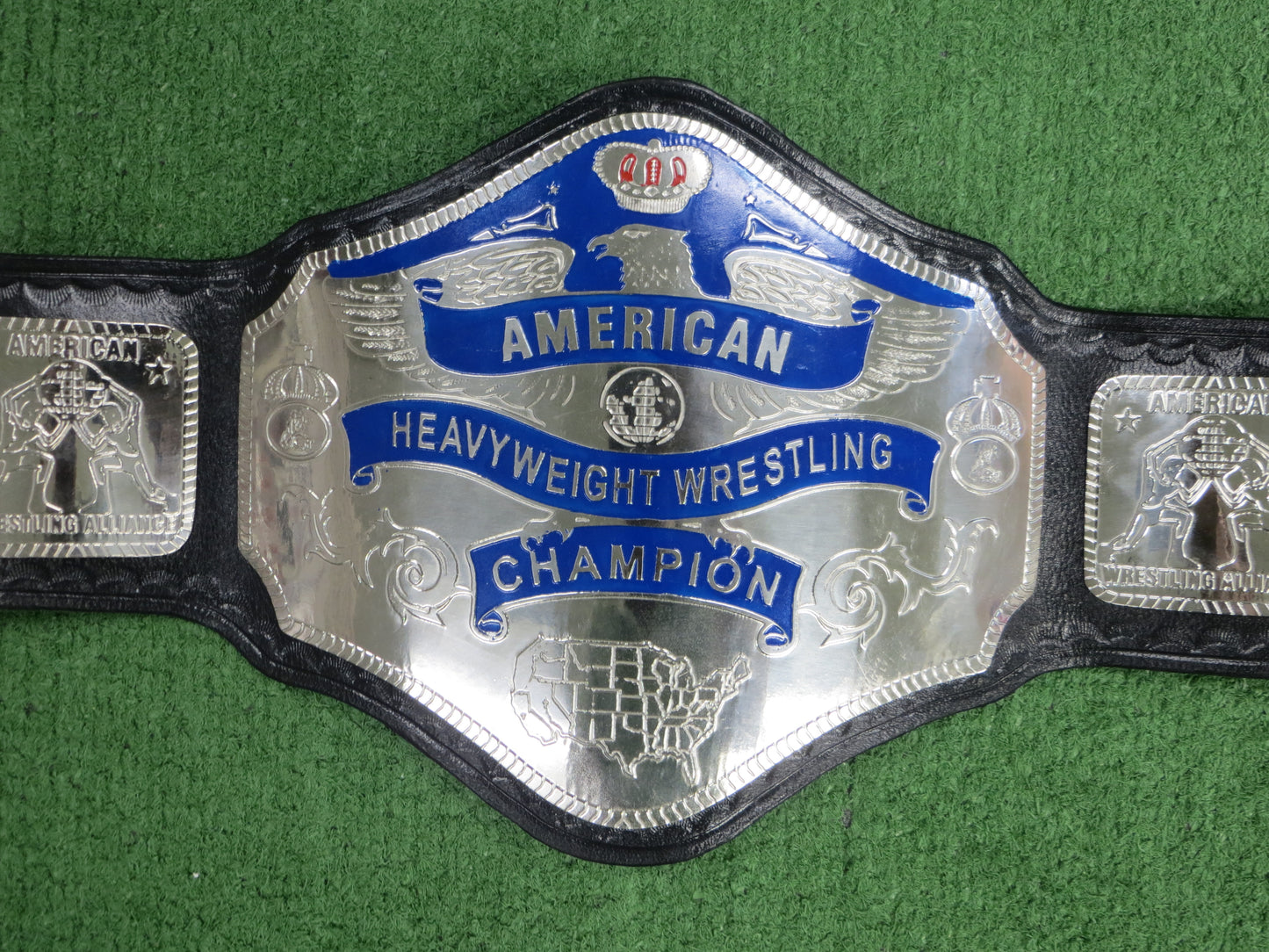 KEVIN VON ERICH SIGNED AMERICAN WORLD HEAVYWEIGHT CHAMPION BELT wINSCs BAS