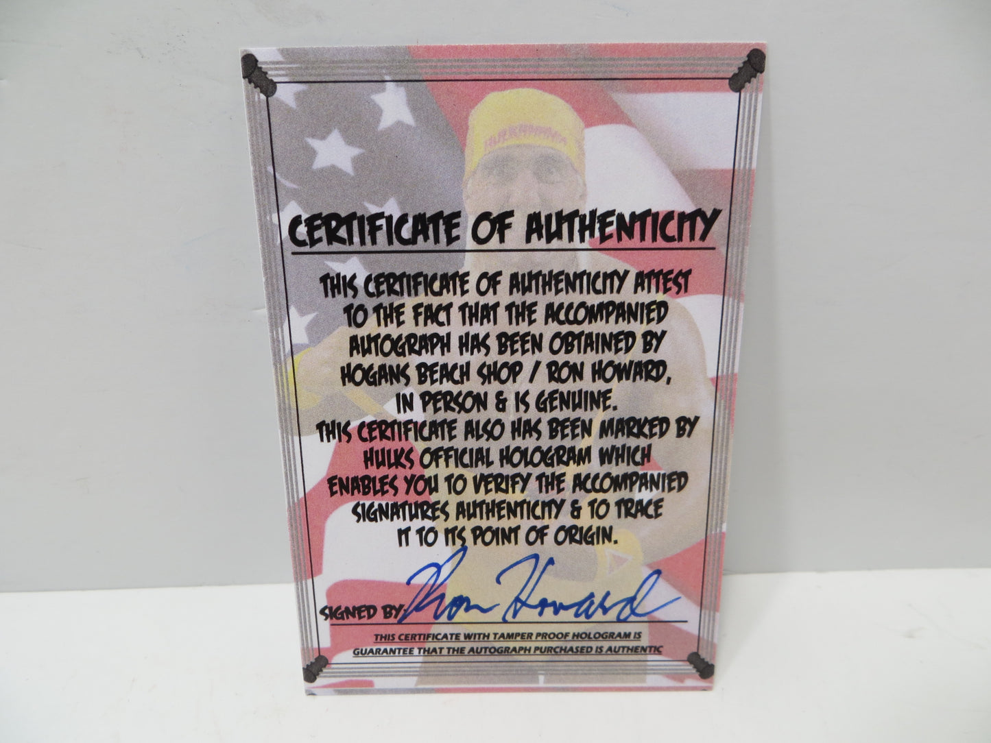 HULK HOGAN SIGNED WWF WrestleMania Nintendo NES CARTRIDGE GAME JSA COA
