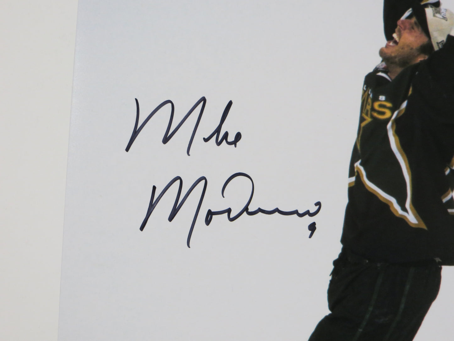 MIKE MODANO Dallas Stars SIGNED Stanley Cup 16x20 PHOTO Minnesota North Stars BAS