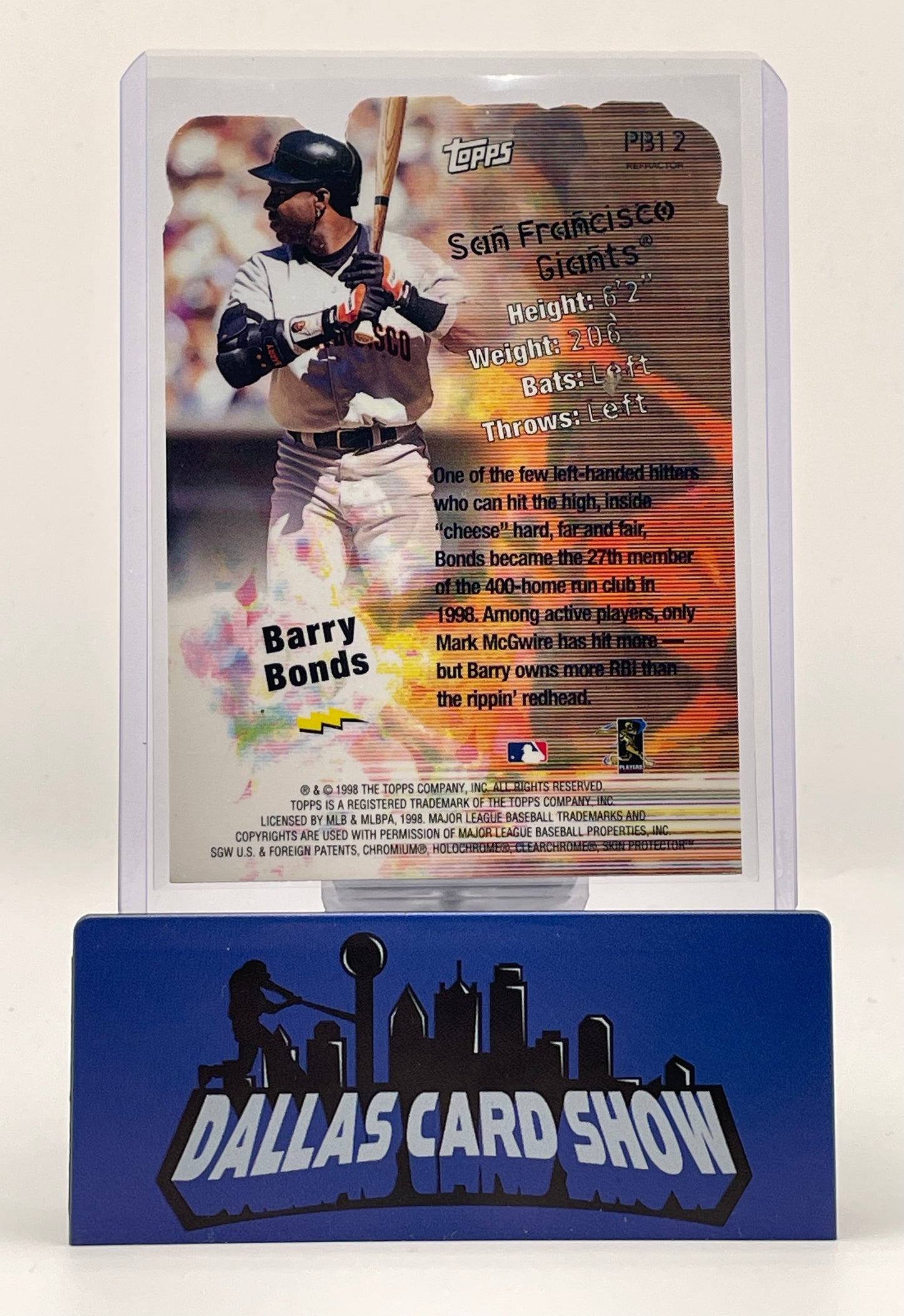 1998 Topps #PB12 Barry Bonds Power Brokers Refractor