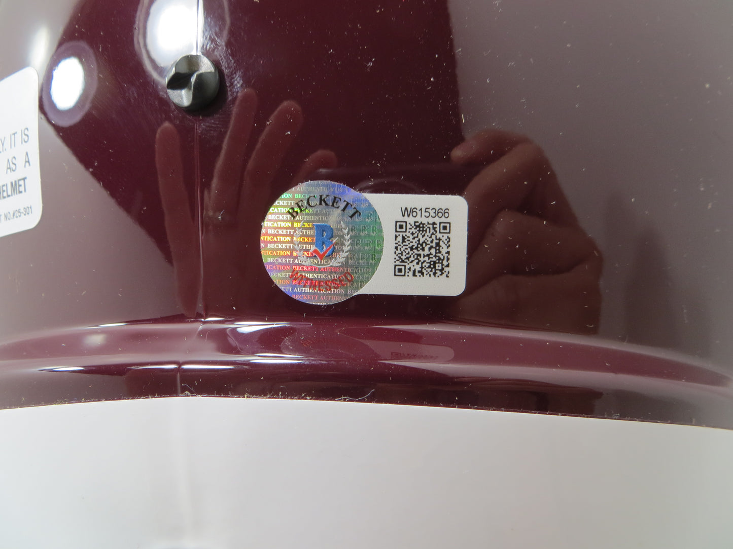 JOHNNY MANZIEL SIGNED TEXAS A&M AGGIES FULL SIZE HELMET w/MONEY BAS COA