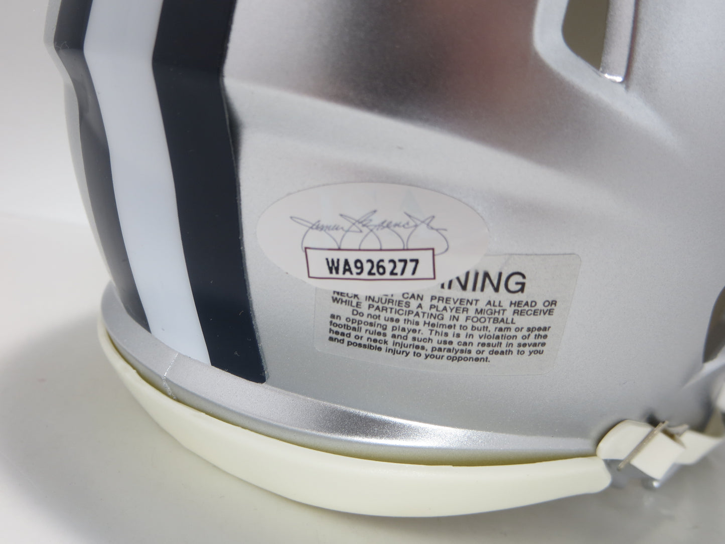 MEL RENFRO DALLAS COWBOYS SIGNED Mini Helmet w/HOF 06 JSA COA