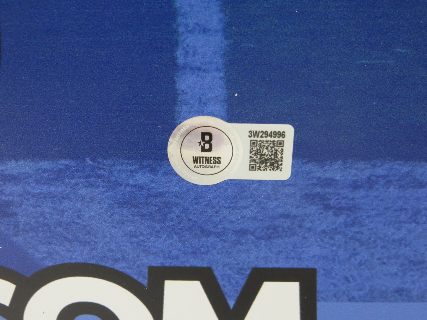 MEL RENFRO DALLAS COWBOYS SIGNED 24x36 Dallas Card Show FOAM BOARD BAS