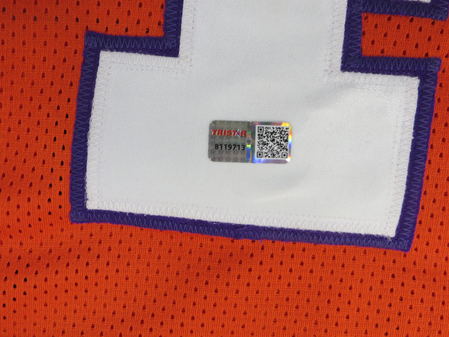 DESHAUN WATSON Clemson Tigers SIGNED FOOTBALL JERSEY XL Texans Browns TRISTAR