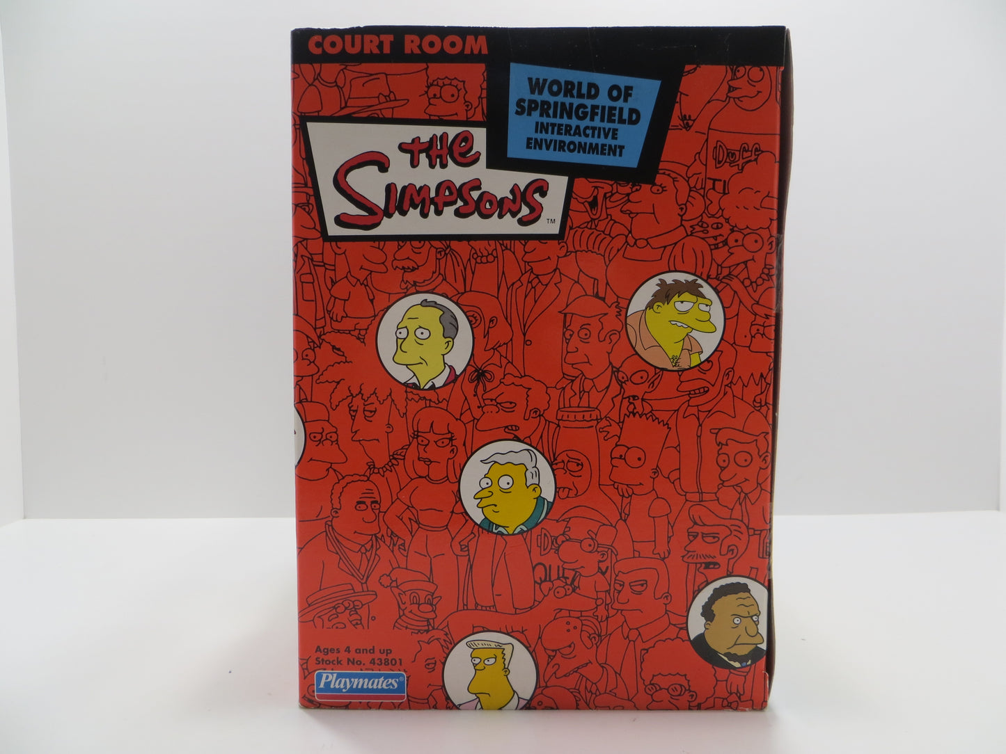 TONE RODRIGUEZ SIGNED SKETCHED Judge - Court Room SIMPSONS FIGURINE