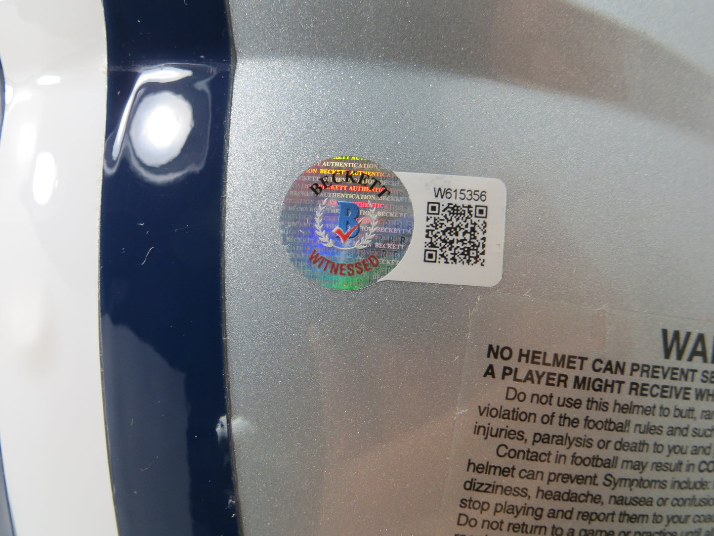 TONY DORSETT SIGNED DALLAS COWBOYS RIDDELL F/S Authentic HELMET w/4 INSCs BAS