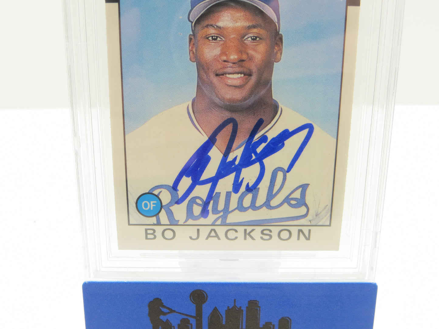 BO JACKSON SIGNED 1986 TOPPS TRADED #50T KC ROYALS BGS BAS SLAB AUTO 10