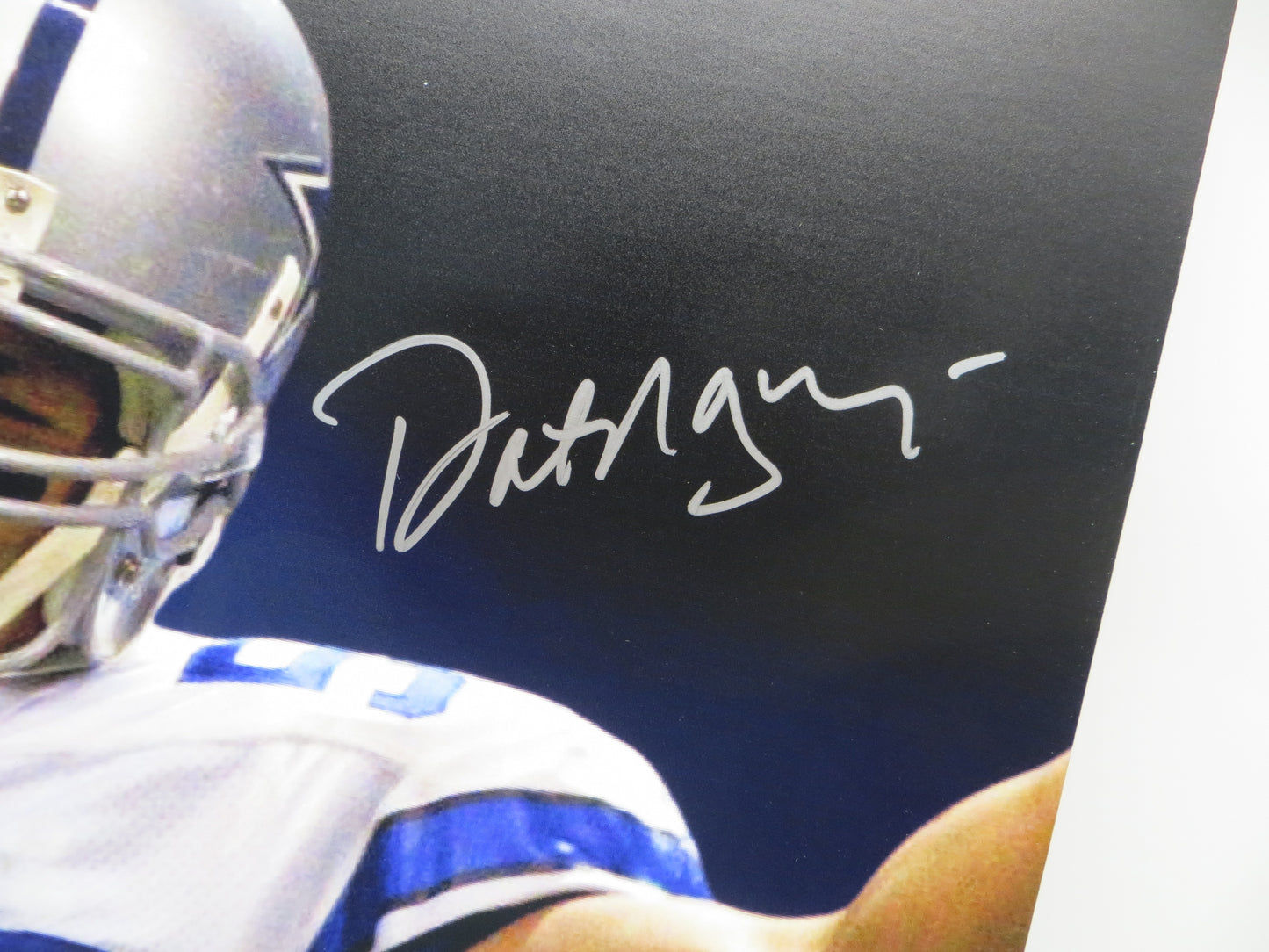DAT NGUYEN DALLAS COWBOYS A&M SIGNED 24x36 Dallas Card Show FOAM BOARD BAS