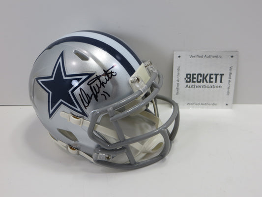 DANNY WHITE SIGNED DALLAS COWBOYS MINI HELMET ARIZONA STATE BAS COA