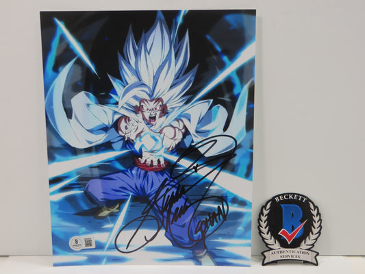 STEPHANIE NADOLNY SIGNED 8x10 PHOTO Dragon Ball Z Gohan w/INSC BAS COA