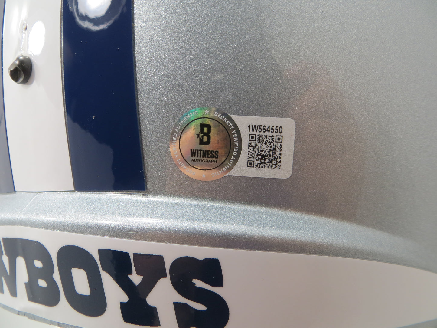 ROY WILLIAMS DALLAS COWBOYS SIGNED FULL SIZE Helmet OU SOONERS BAS COA