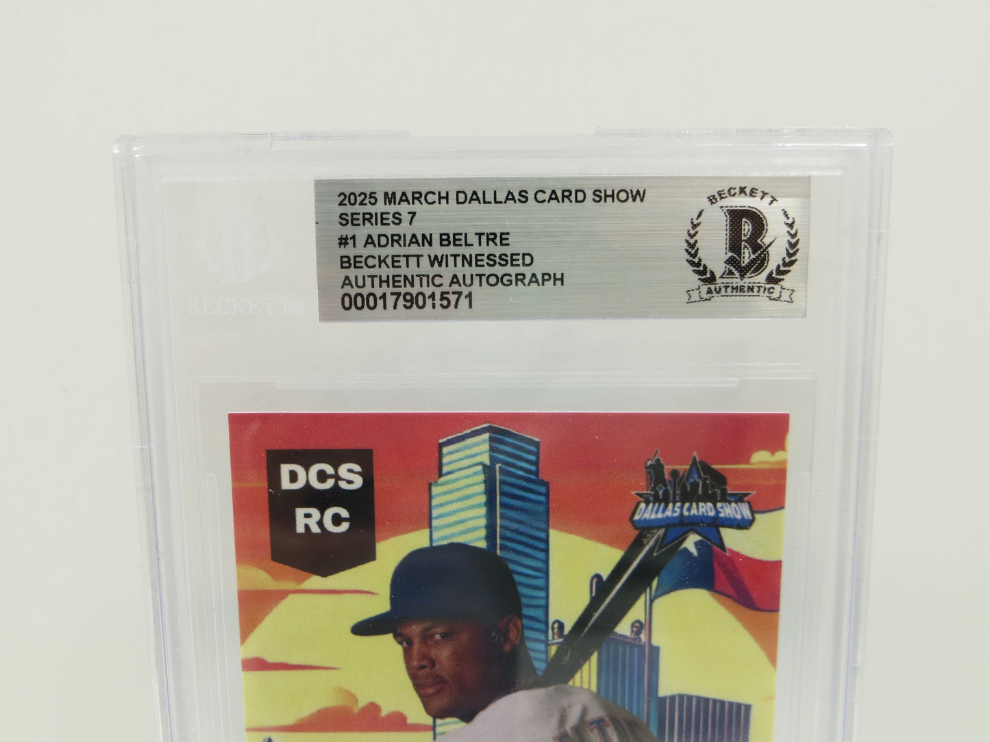 2025 MARCH DALLAS CARD SHOW SERIES 7 ADRIAN BELTRE BAS AUTO