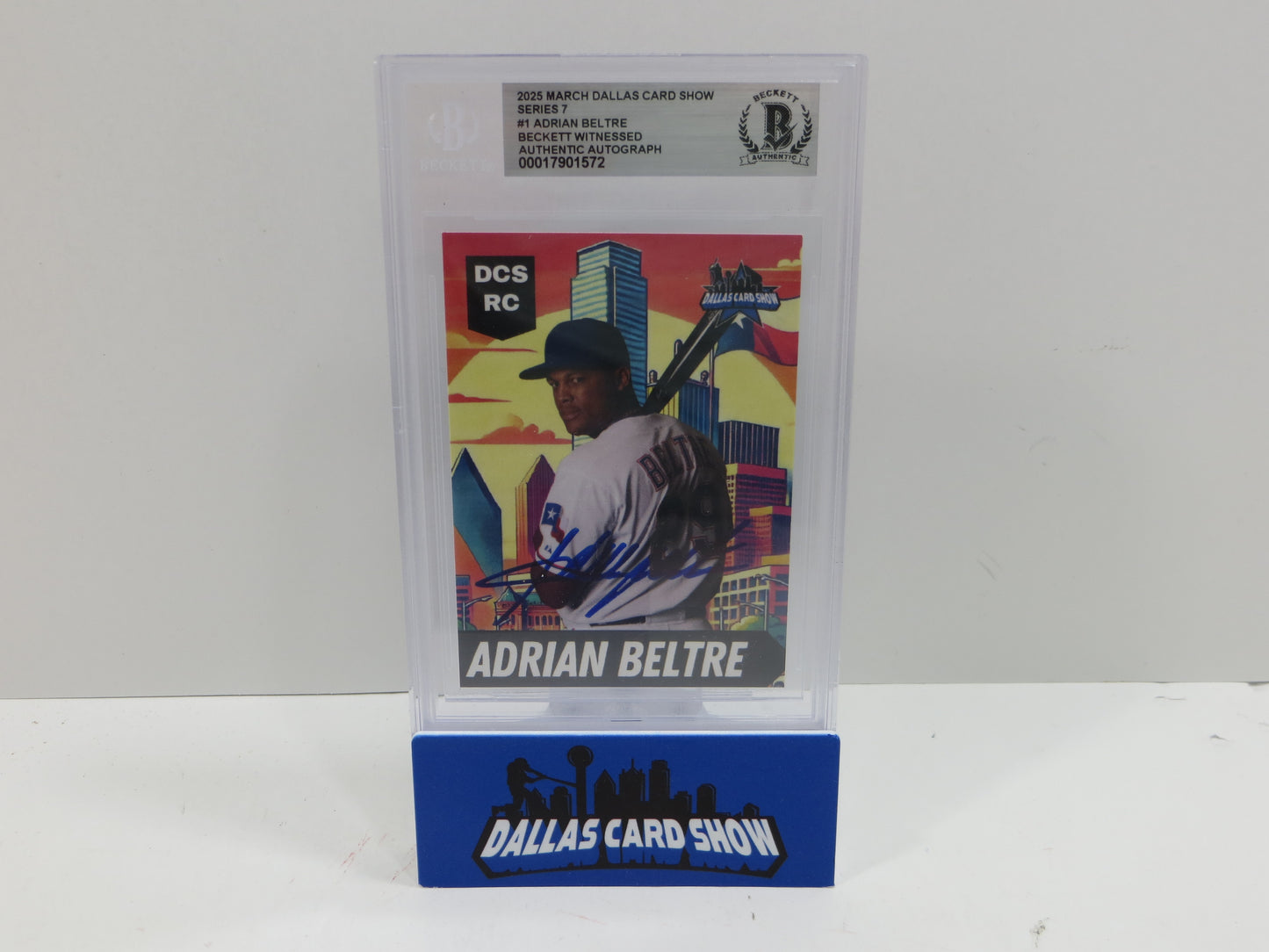 2025 MARCH DALLAS CARD SHOW SERIES 7 ADRIAN BELTRE BAS AUTO