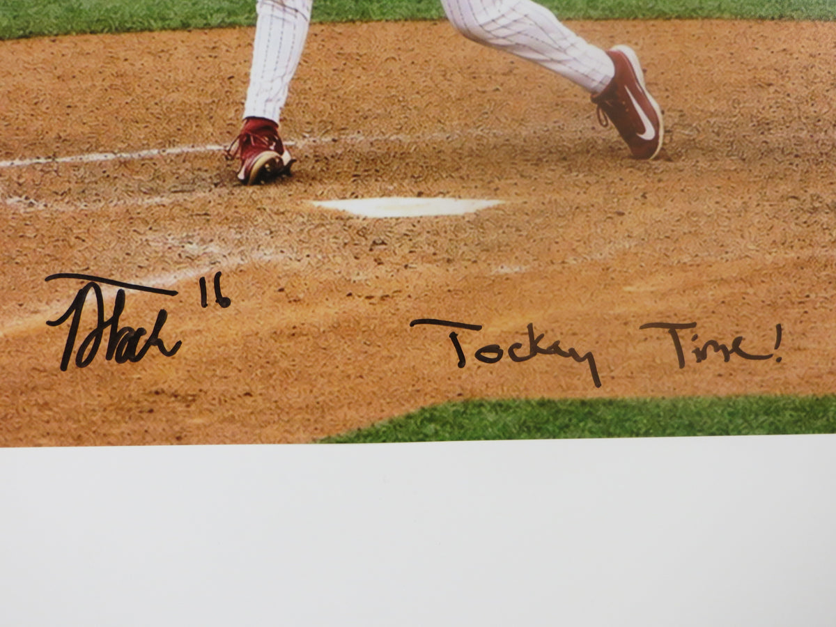 DAYTON TOCKEY OKLAHOMA OU SOONERS SIGNED 16x20 W/TockeyTime BAS