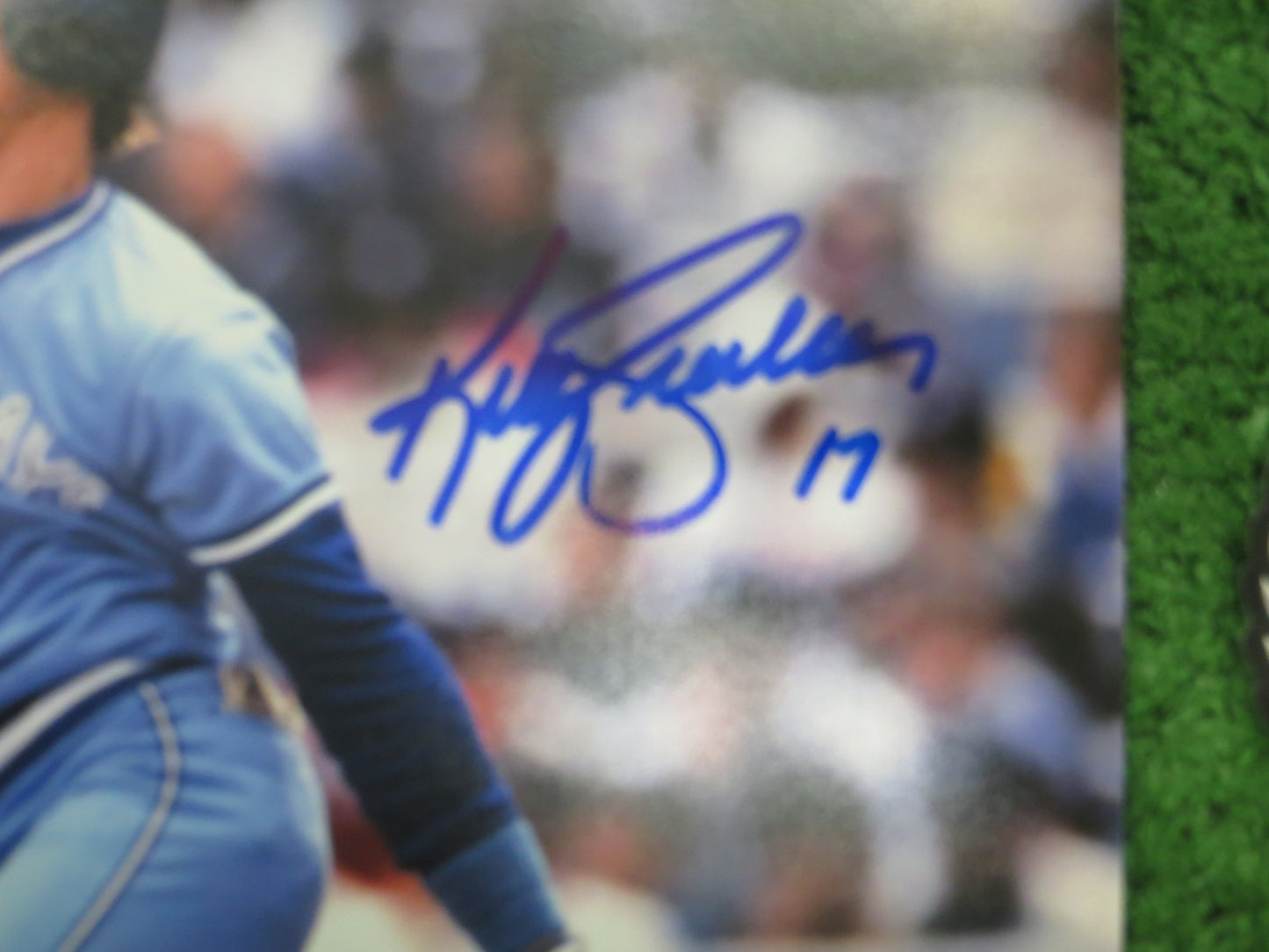 KELLY GRUBER Signed 8x10 Photo TORONTO BLUE JAYS BAS COA