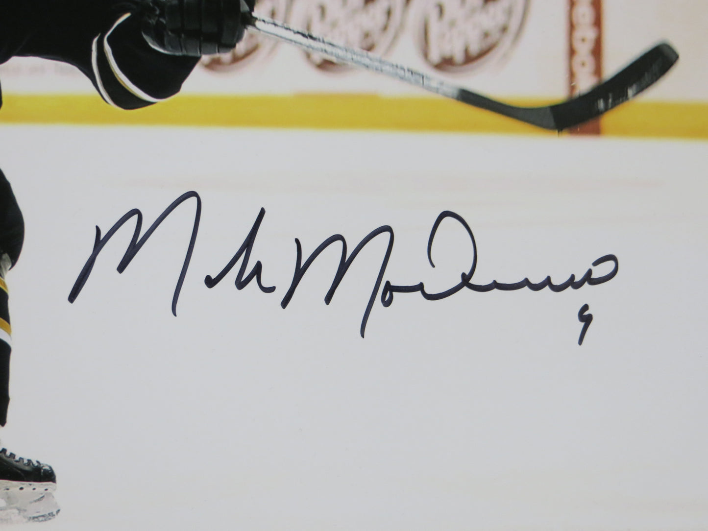 MIKE MODANO Dallas Stars SIGNED Slap Shot 16x20 PHOTO Minnesota North Stars BAS