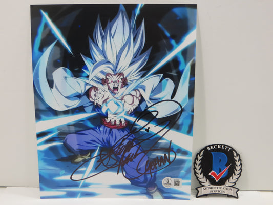 STEPHANIE NADOLNY SIGNED 8x10 PHOTO Dragon Ball Z Gohan w/INSC BAS COA