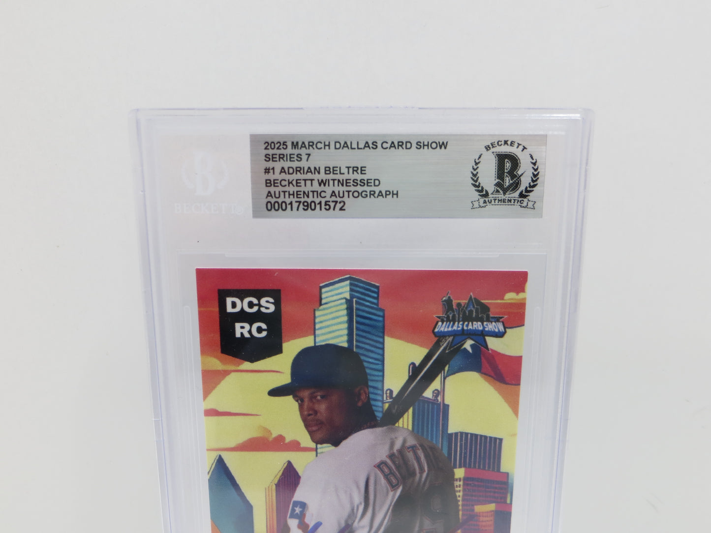 2025 MARCH DALLAS CARD SHOW SERIES 7 ADRIAN BELTRE BAS AUTO