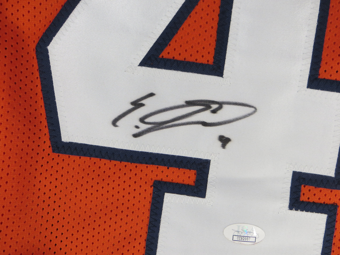 EDDIE JACKSON Chicago Bears SIGNED JERSEY Alabama Crimson Tide JSA COA
