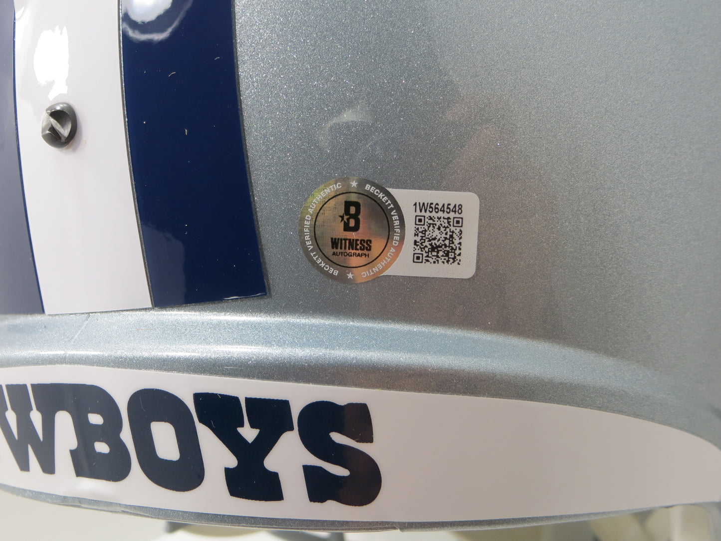 ROY WILLIAMS DALLAS COWBOYS SIGNED FULL SIZE Helmet OU SOONERS BAS COA