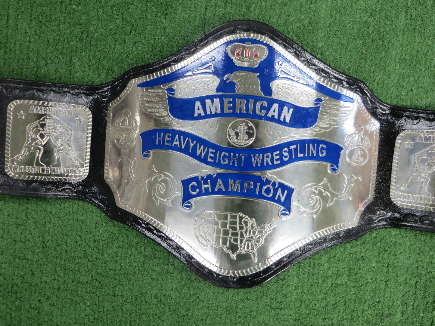 KEVIN VON ERICH SIGNED AMERICAN WORLD HEAVYWEIGHT CHAMPION BELT wINSCs BAS