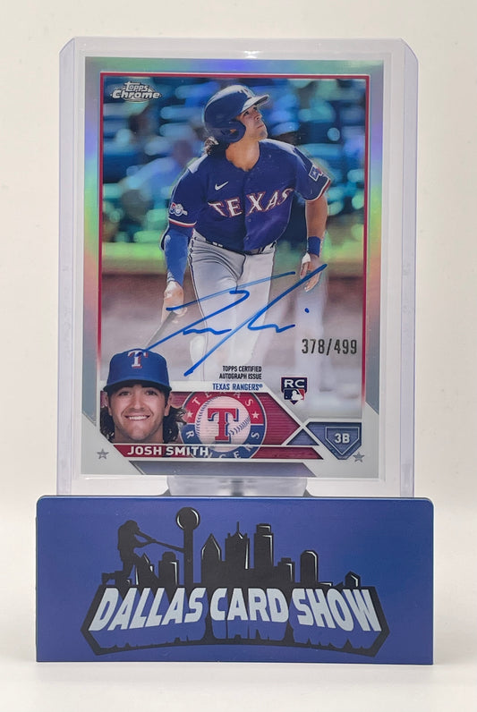 2023 Topps Chrome #RA-JSM Josh Smith Refractor Rookie Autograph /499