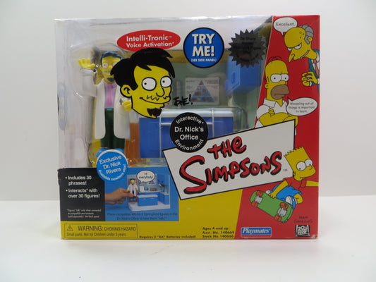 TONE RODRIGUEZ SIGNED SKETCHED Dr. Nick's Office SIMPSONS FIGURINE
