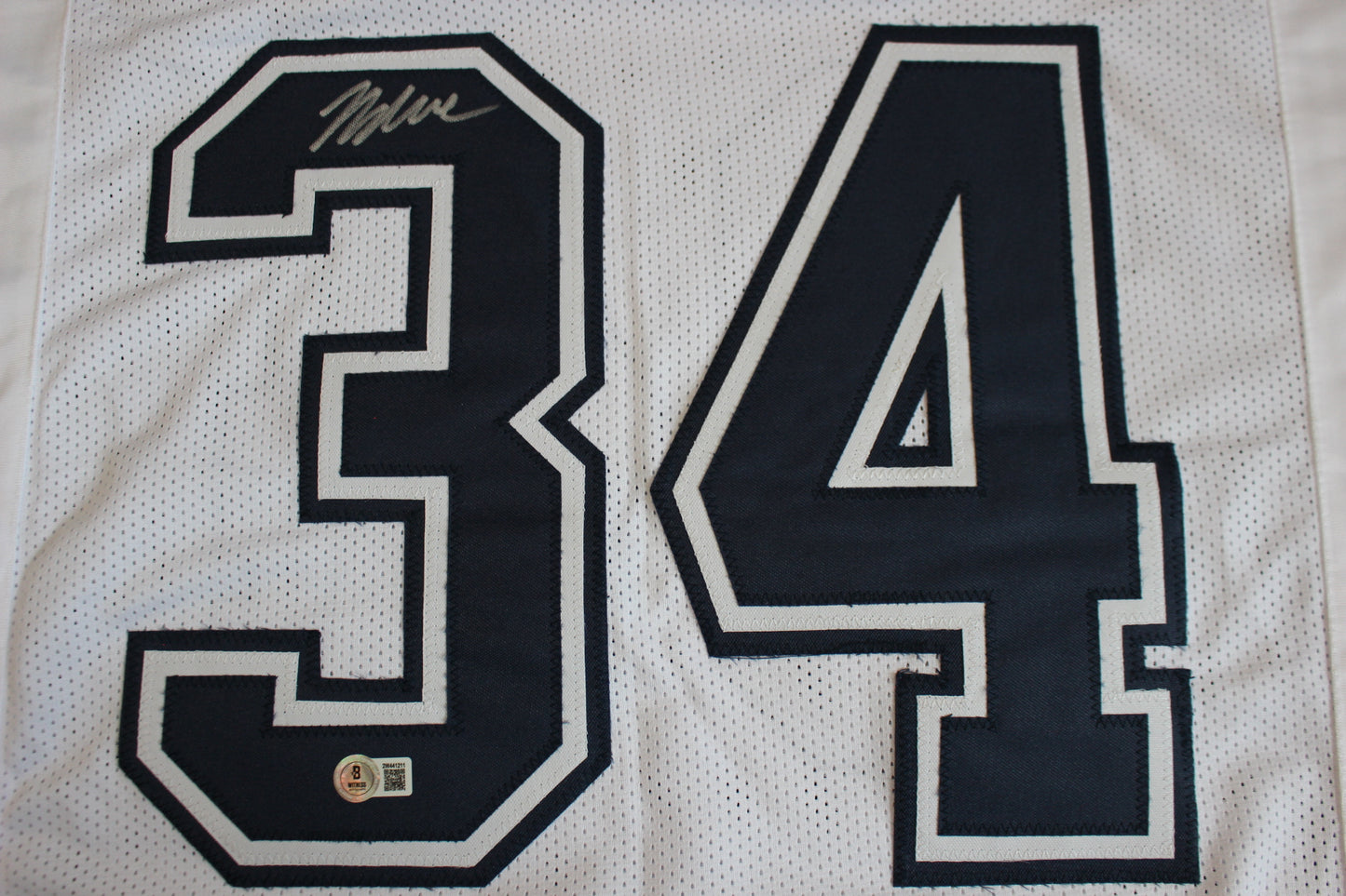 JAYDON BLUE DALLAS COWBOYS SIGNED ALT FOOTBALL JERSEY UT Longhorns BAS COA