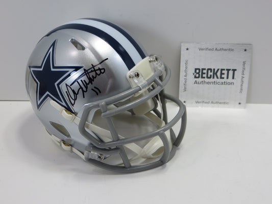 DANNY WHITE SIGNED DALLAS COWBOYS MINI HELMET ARIZONA STATE BAS COA