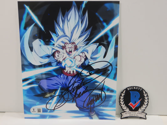 STEPHANIE NADOLNY SIGNED 8x10 PHOTO Dragon Ball Z Gohan w/INSC BAS COA