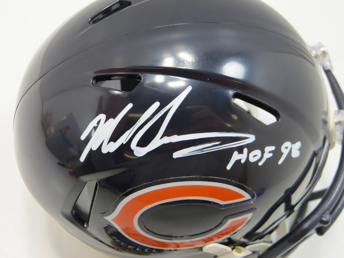 MIKE SINGLETARY CHICAGO BEARS SIGNED MINI HELMET w/HOF98 Baylor BAS