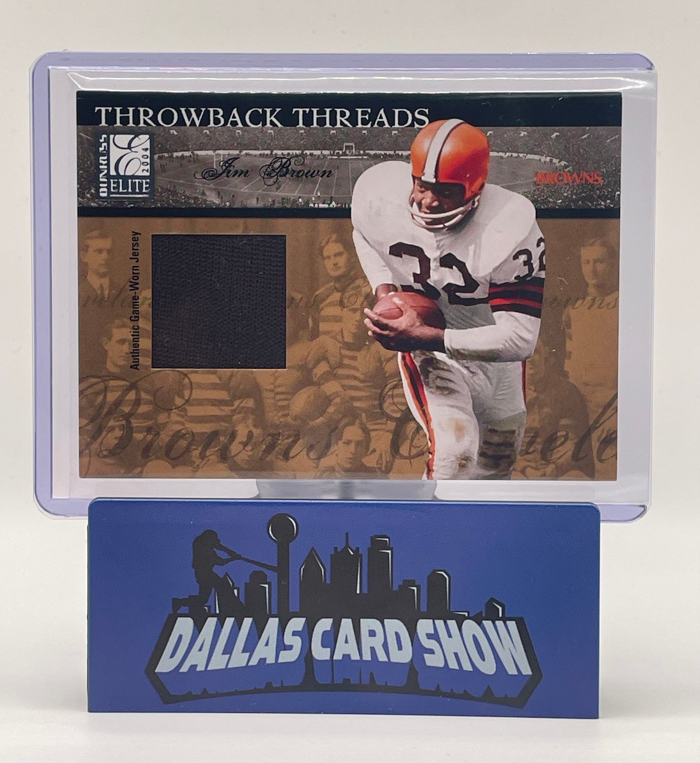 2004 Donruss Playoff #TT-43 Jim Brown/Jamal Lewis Throwback Threads /75