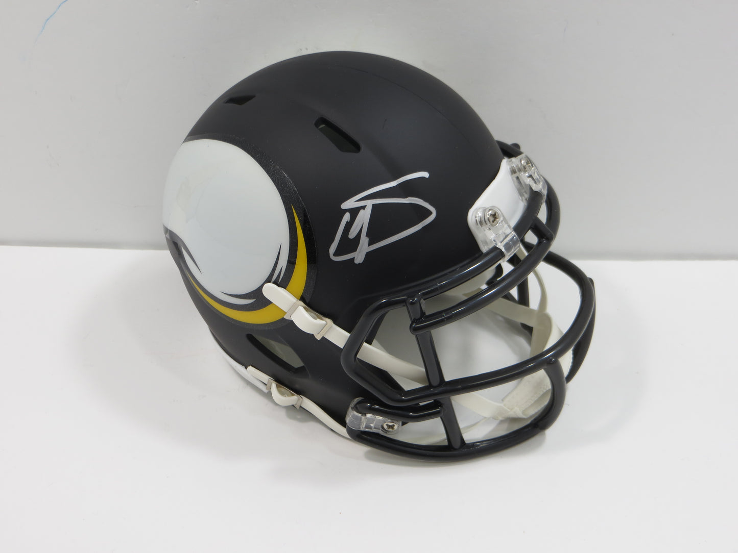 STEFON DIGGS SIGNED MINNESOTA VIKINGS SPEED MINI HELMET Patriots Texans Fanatics