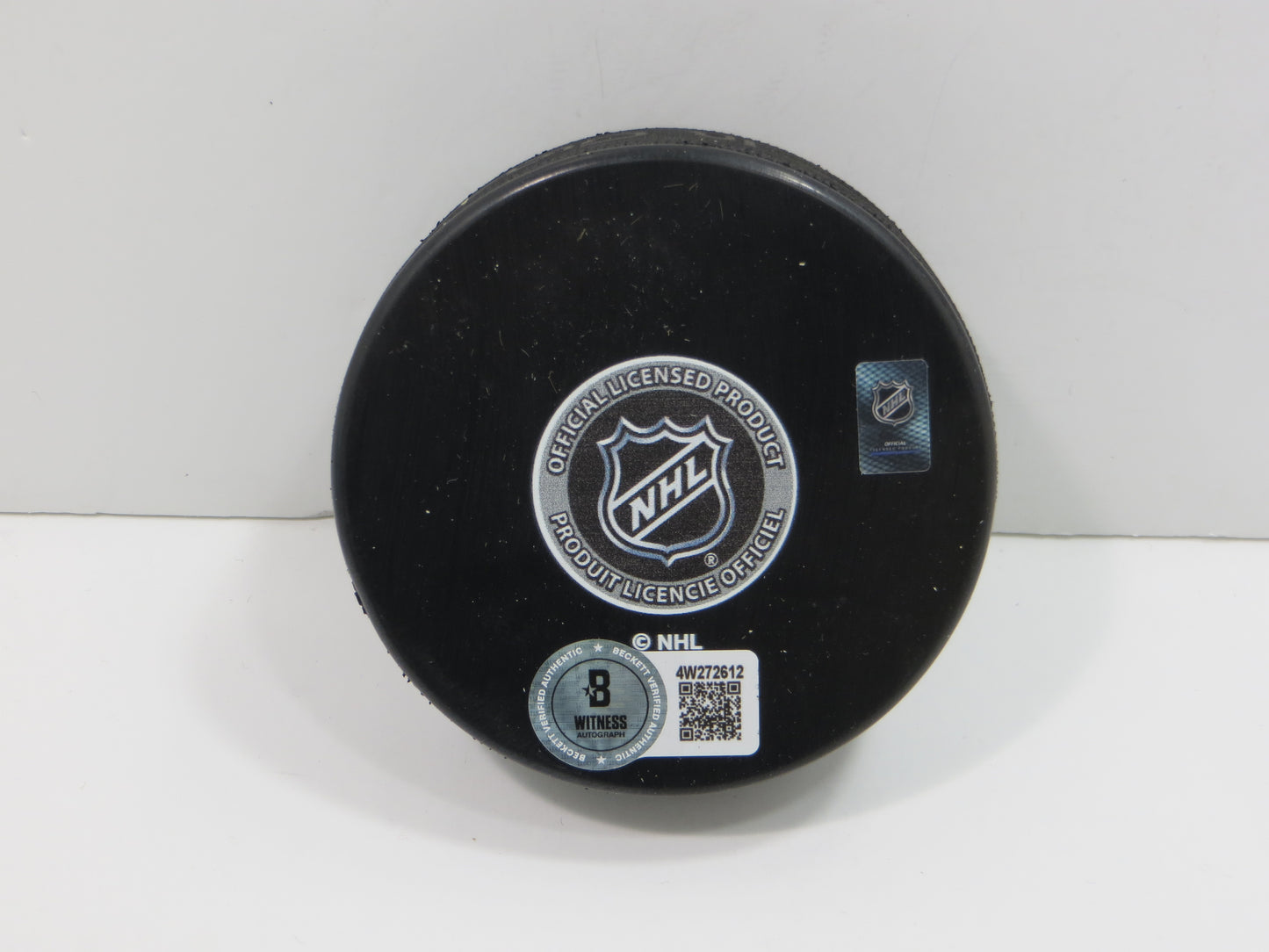 MIKE MODANO DALLAS STARS SIGNED HOCKEY PUCK Minn North Stars Red Wings BAS