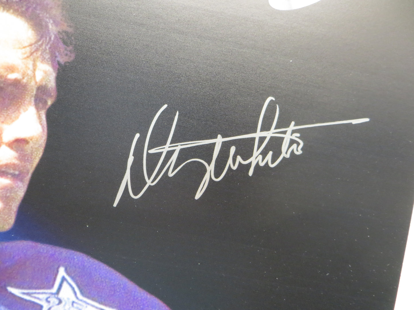 DANNY WHITE DALLAS COWBOYS SIGNED 24x36 Dallas Card Show FOAM BOARD BAS