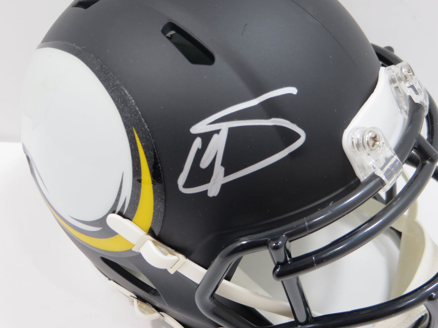 STEFON DIGGS SIGNED MINNESOTA VIKINGS SPEED MINI HELMET Patriots Texans Fanatics