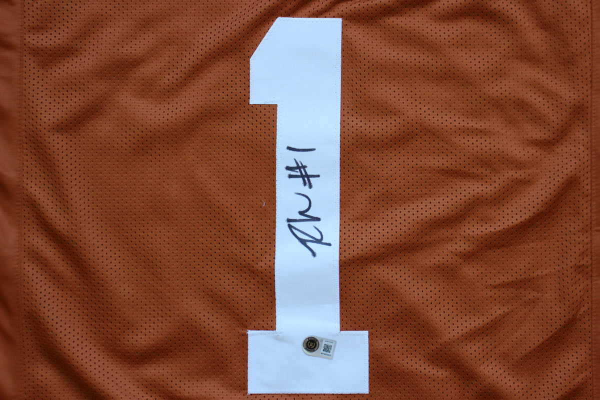 RYAN WINGO TEXAS UT LONGHORNS SIGNED BURNT ORANGE JERSEY BAS COA