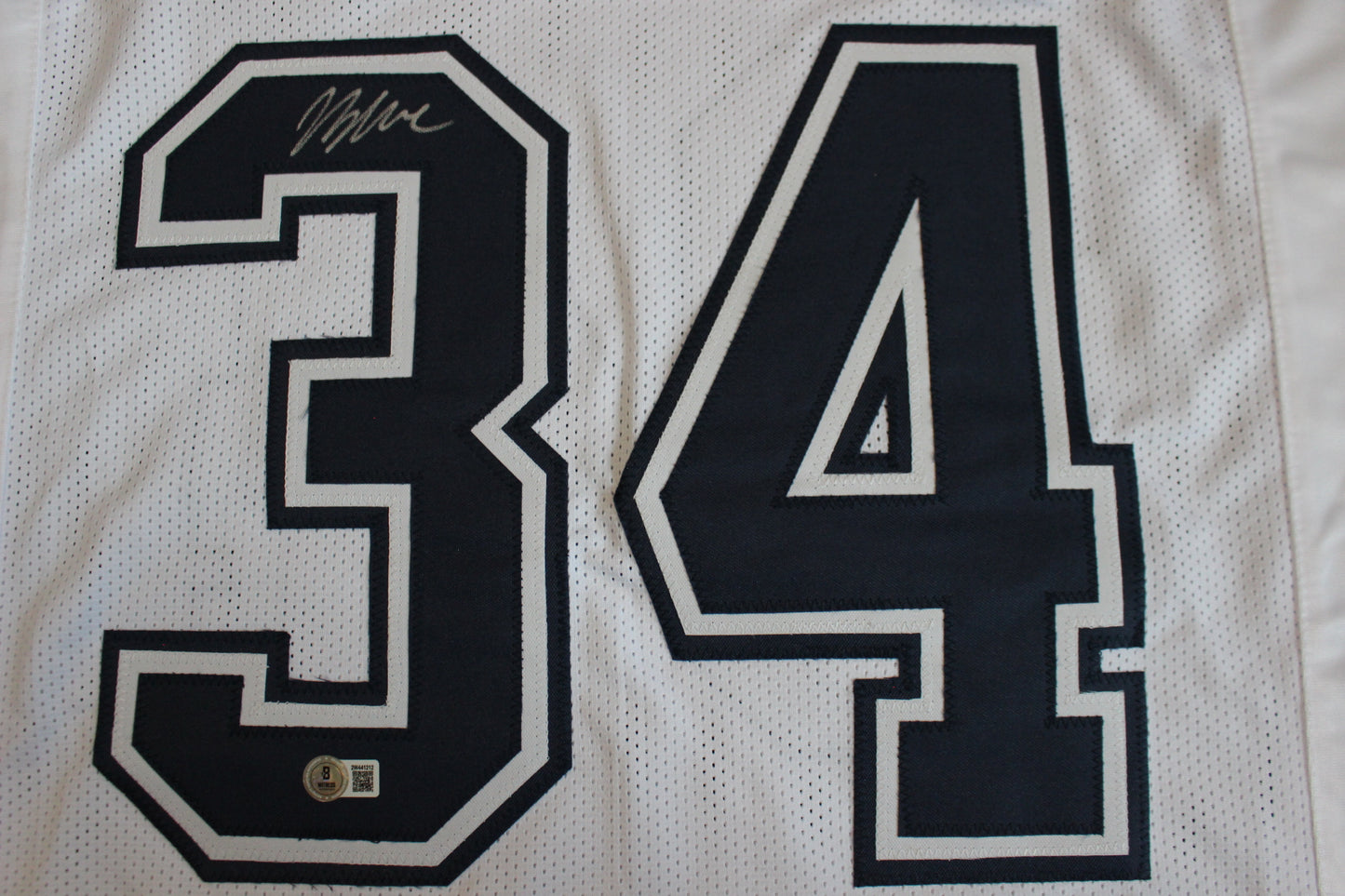 JAYDON BLUE DALLAS COWBOYS SIGNED ALT FOOTBALL JERSEY UT Longhorns BAS COA
