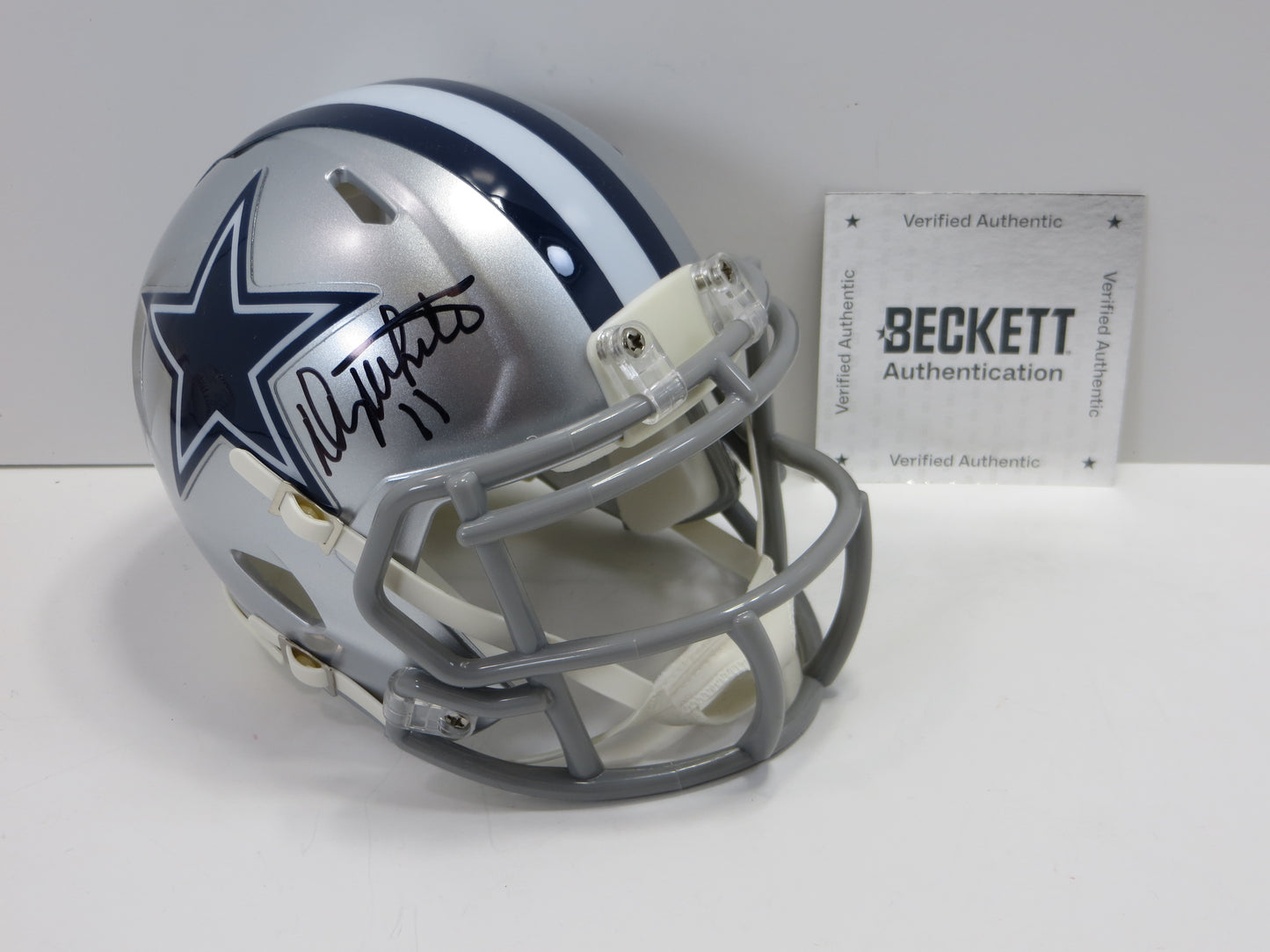 DANNY WHITE SIGNED DALLAS COWBOYS MINI HELMET ARIZONA STATE BAS COA