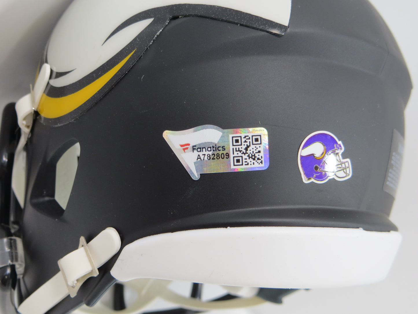 STEFON DIGGS SIGNED MINNESOTA VIKINGS SPEED MINI HELMET Patriots Texans Fanatics