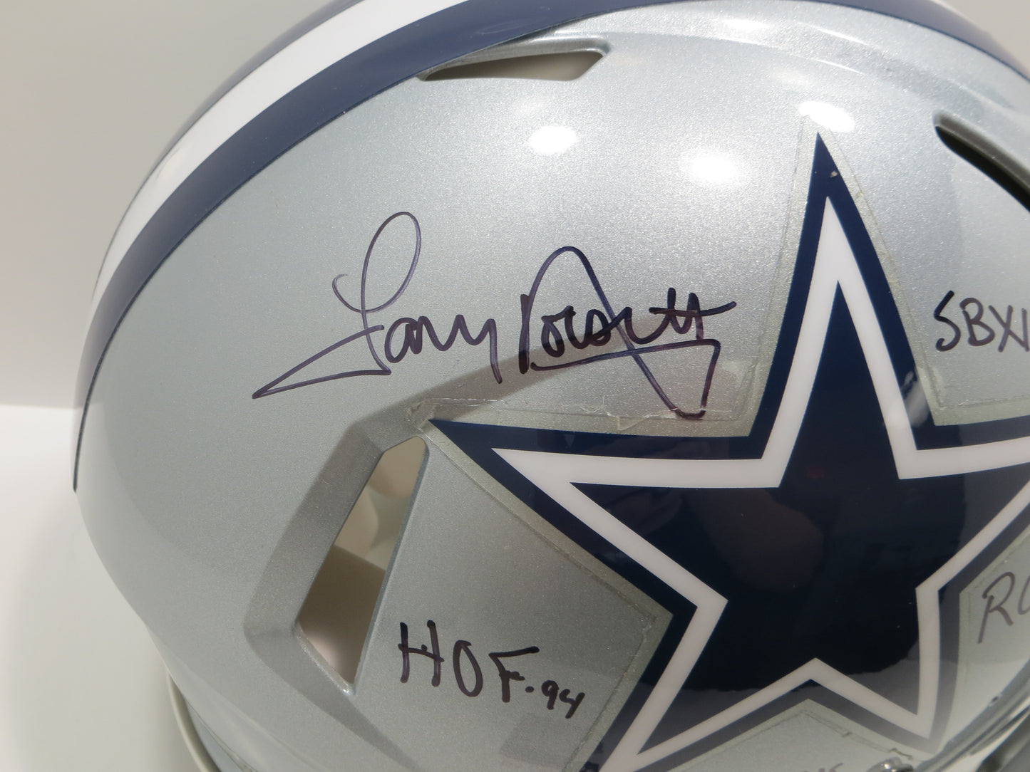 TONY DORSETT SIGNED DALLAS COWBOYS RIDDELL F/S Authentic HELMET w/4 INSCs JSA